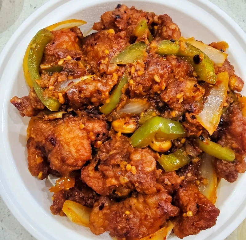 Chilli chicken at Asian Hakka Chinese & Indian Restaurant, Brampton